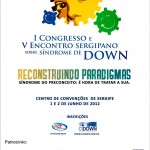 Seides apoia I Congresso e V Encontro Sergipano sobre Síndrome de Down -