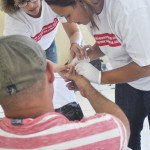 Saúde leva prevenção e informação sobre DST/AIDS para caminhoneiros - Fotos: Fabiana Costa/SES