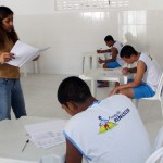 Socioeducandos da Fundação Renascer participam do Supletivo - Fotos: Ascom/Seides