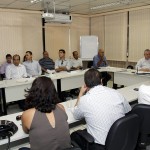 Seplag e SES promovem reunião para avaliar obras em unidades de saúde -
