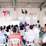 Profissionais do complexo esportivo do Santa Maria conhecem projeto Vida Alegre - Secretária adjunta da Seides