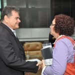Lúcia Falcón faz visita de cortesia ao TCE - Fotos: Ascom/Sedurb