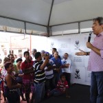 Déda entrega Centros de Segurança Pública na região do baixo São Francisco  - Inauguração da praça José Dias Guimarães em São Francisco / Foto: Marcos Rodrigues/ASN