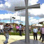 Déda entrega Centros de Segurança Pública na região do baixo São Francisco  - Inauguração da praça José Dias Guimarães em São Francisco / Foto: Marcos Rodrigues/ASN
