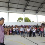 Governador inaugura quadra de esportes em Japoatã  - Fotos: Marcos Rodrigues/ASN
