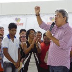 Governador inaugura quadra de esportes em Japoatã  - Fotos: Marcos Rodrigues/ASN