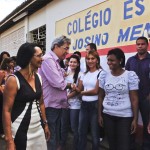 Governador inaugura quadra de esportes em Japoatã  - Fotos: Marcos Rodrigues/ASN