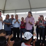 Déda entrega Centros de Segurança Pública na região do baixo São Francisco  - Inauguração da praça José Dias Guimarães em São Francisco / Foto: Marcos Rodrigues/ASN