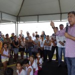 Déda entrega Centros de Segurança Pública na região do baixo São Francisco  - Inauguração da praça José Dias Guimarães em São Francisco / Foto: Marcos Rodrigues/ASN