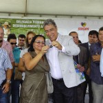 Governador Marcelo Déda participa da entrega de 24 retroescavadeiras -