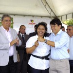 Governador Marcelo Déda participa da entrega de 24 retroescavadeiras -