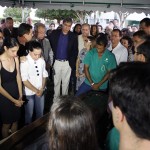 Déda e Jackson prestam  suas últimas homenagens a Jonas Amaral -