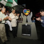 Déda inaugura rodovia e pavimentação de ruas no povoado Pontal em Indiaroba - O prefeito de Indiaroba