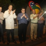 Déda inaugura rodovia e pavimentação de ruas no povoado Pontal em Indiaroba - O prefeito de Indiaroba