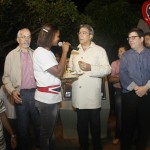 Déda inaugura rodovia e pavimentação de ruas no povoado Pontal em Indiaroba - O prefeito de Indiaroba