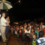 Déda inaugura rodovia e pavimentação de ruas no povoado Pontal em Indiaroba - O prefeito de Indiaroba