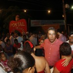Déda inaugura rodovia e pavimentação de ruas no povoado Pontal em Indiaroba - O prefeito de Indiaroba