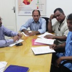 Secretária recebe representantes dos agentes de segurança da Renascer - A secretária de Estado da Inclusão Social