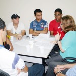 Secretária adjunta recebe alunos da rede estadual preocupados com o Enem - Fotos: Juarez Silveira/Seed