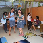 Turistas visitam estande de Sergipe na Rio+20 - Fotos: Valéria Lima/Semarh