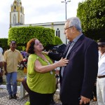 Jackson Barreto acompanha procissão em homenagem ao padroeiro de Frei Paulo  -