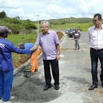 Jackson Barreto visita obras da rodovia que liga Siriri a Divina Pastora  -