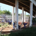 Duplicação do viaduto do Detran segue cronograma -
