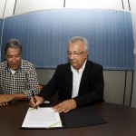 Déda reassume Governo após buscar investimentos para Sergipe na Alemanha - O governador Marcelo Déda e o vicegovernador Jackson Barreto / Fotos: Victor Ribeiro/ASN