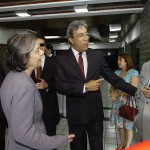 Carmen Lúcia - O governador Marcelo Déda recebeu a visita de cortesia da ministra presidente do TSE