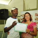 Catadores de laranja são certificados profissionalmente em Boquim -