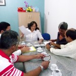 Presidente da Fundação Renascer e Sindasse discutem reivindicações da categoria - Fotos: Ascom/Fundação