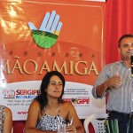 Eliane Aquino acompanha pagamento do Mão Amiga em São Francisco -