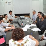 Lúcia Falcón recebe representantes da Unicoops - Fotos: Ascom/Sedurb