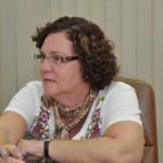 Lúcia Falcón recebe representantes da Unicoops - Fotos: Ascom/Sedurb