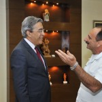 Déda recebe individualmente os seis novos coronéis da Polícia Militar -