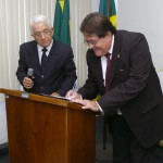 Vicegovernador prestigia posse do novo superintendente da SFA/SE - O vicegovernador e o novo superintendente federal de Agricultura