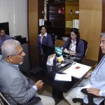 Governador recebe o diretorpresidente da Segrase -