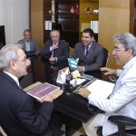 Déda reúnese com representantes de grupos empresariais  - O governador Marcelo Déda e os representantes do Ministério do Desenvolvimento