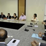 Déda recebe parlamentares que compõem a comissão suprapartidária em prol do magistério -