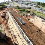 Obras do viaduto do Detran seguem  cronograma estabelecido -