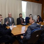 Tesouro Nacional promete agilizar aval da União para novos investimentos  - O governador Marcelo Déda durante audiência com o secretário do Tesouro Nacional