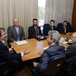 Tesouro Nacional promete agilizar aval da União para novos investimentos  - O governador Marcelo Déda durante audiência com o secretário do Tesouro Nacional