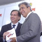 Déda participa das comemorações dos 117 anos da Imprensa Oficial de SE - O governador Marcelo Déda e o presidente da Segrase