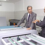 Déda participa das comemorações dos 117 anos da Imprensa Oficial de SE - O governador Marcelo Déda e o presidente da Segrase