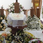 Déda comparece ao sepultamento de Mary Mesquita  Dória -
