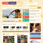 Novo site da Secult destaca a diversidade cultural sergipana  - Foto do layout da página