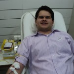 População aprova coleta externa de doação de sangue do Hemose - O universitário Vando Nascimento de Jesus