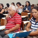Educação realiza encontro pedagógico com professores de língua portuguesa - A professora Rosa Barreto / Fotos: Juarez Silveira/Seed