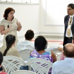 Procurador explica aos servidores sobre a Lei de Acesso à Informação - A servidora Yara Maria