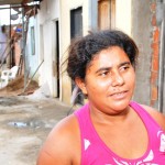 Moradores do Porto Dantas estão satisfeitos com as obras do PróMoradia - A dona de casa Helena de Almeida
